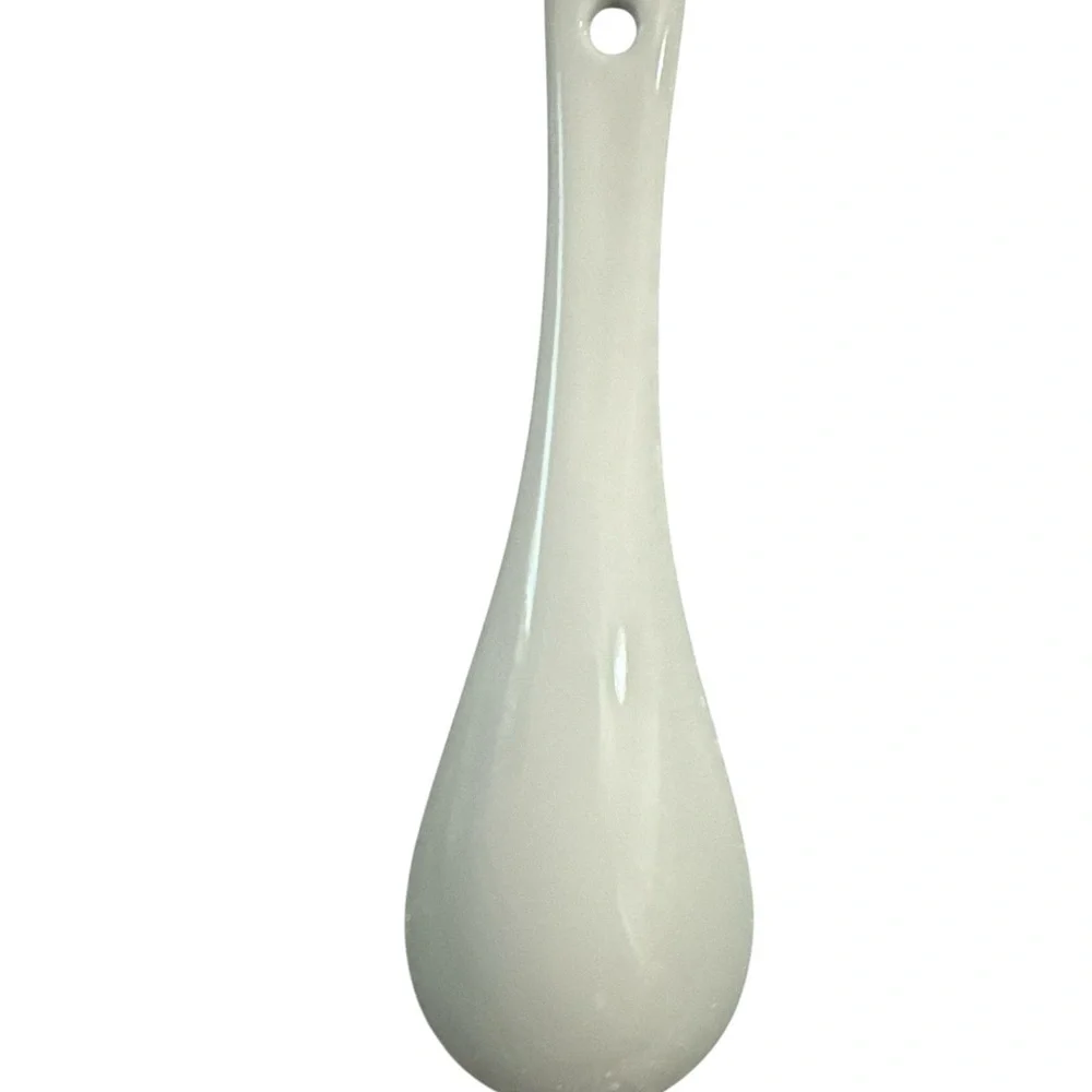 Pet Porcelain Spoon Set with Dog and Cat Motifs - White Kitchen Gift Idea NWOT
